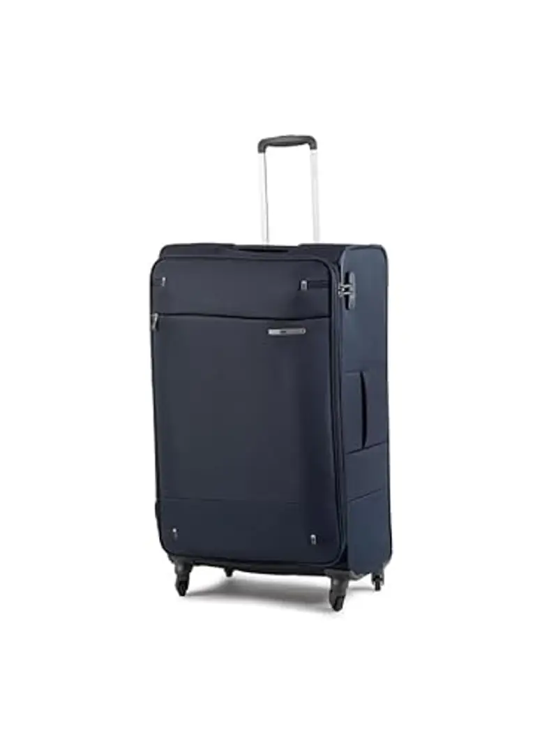 Samsonite Base Boost Spinner S Bagaglio a Mano, Larghezza 40 cm, 55 cm, 39 L, lucchetto tsa, Blu