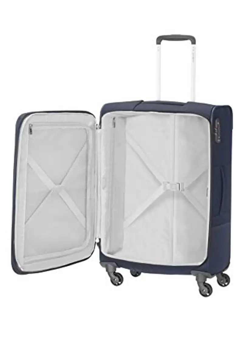 Samsonite Base Boost Spinner S Bagaglio a Mano, Larghezza 40 cm, 55 cm, 39 L, lucchetto tsa, Blu miniatura 2