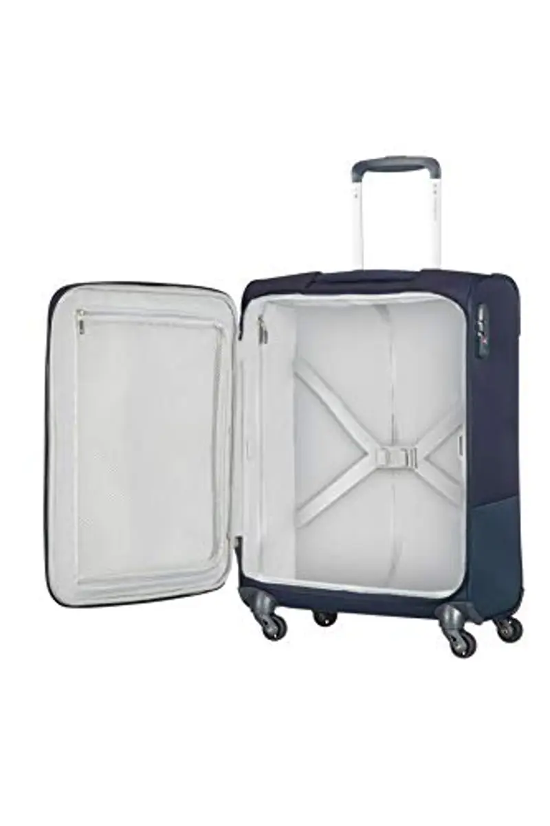 Samsonite Base Boost Upright S Bagaglio a Mano, 55 cm, 41 L, Serratura TSA, Blu miniatura 2