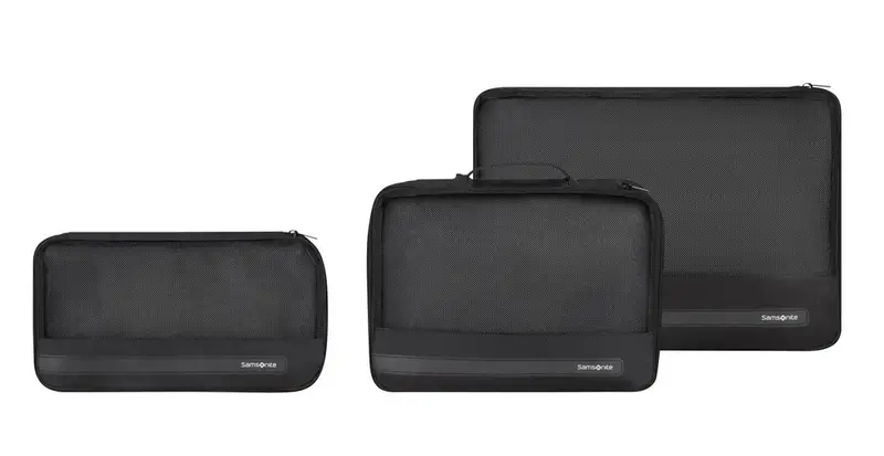 Organizer per valigia 3 pezzi Samsonite TR Revolution Nero