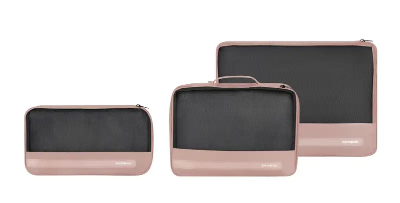 Organizer per valigia 3 pezzi Samsonite TR Revolution Rose