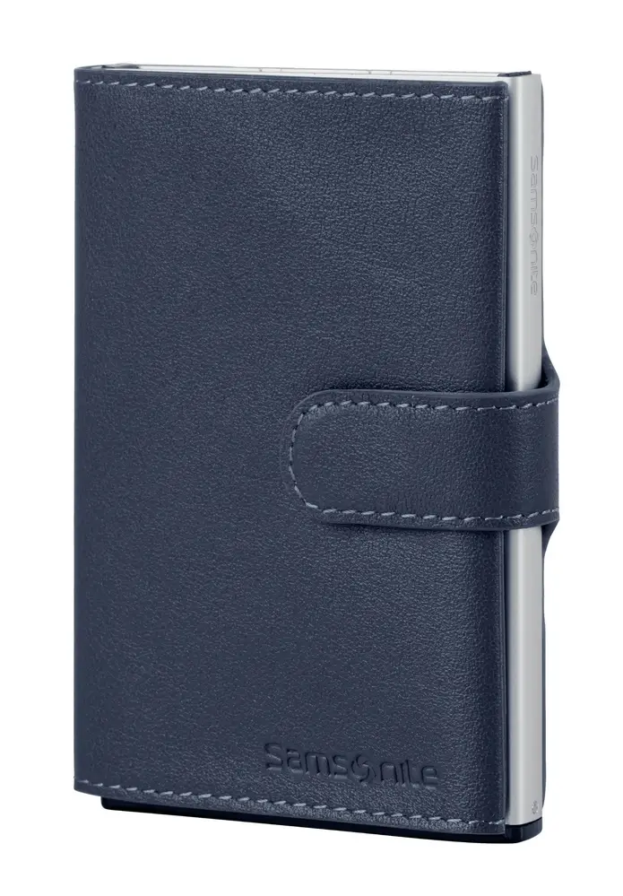 Portafoglio uomo piccolo Samsonite Alu Fit Blu