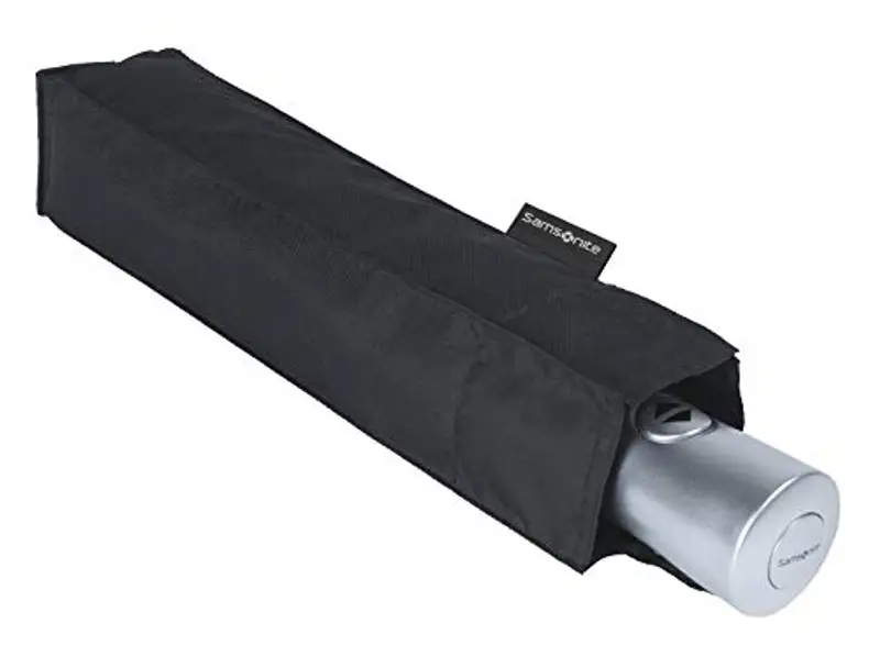 Samsonite Rain Pro - 3 Section Auto Open Close Ombrello Pieghevole, 28.5 cm, Nero miniatura 2