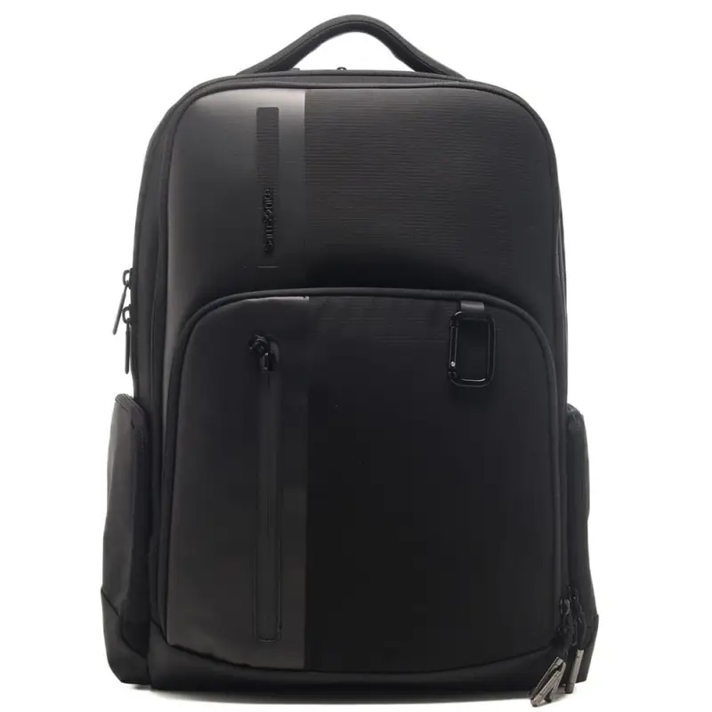 Samsonite zaino da uomo idrorepellente con spallacci ergonomici nero