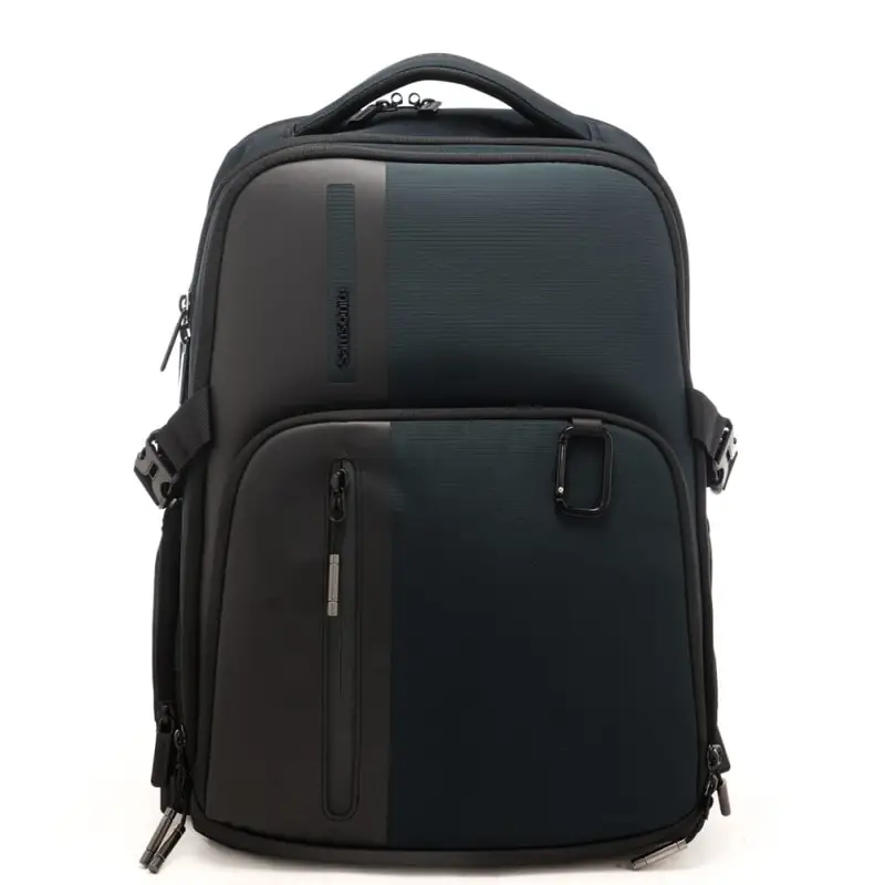 zaino grande da uomo idrorepellente con spallacci ergonomici blu scuro