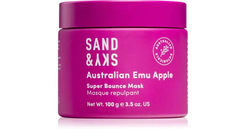 Australian Emu Apple Super Bounce maschera idratante e illuminante per il viso 100 g