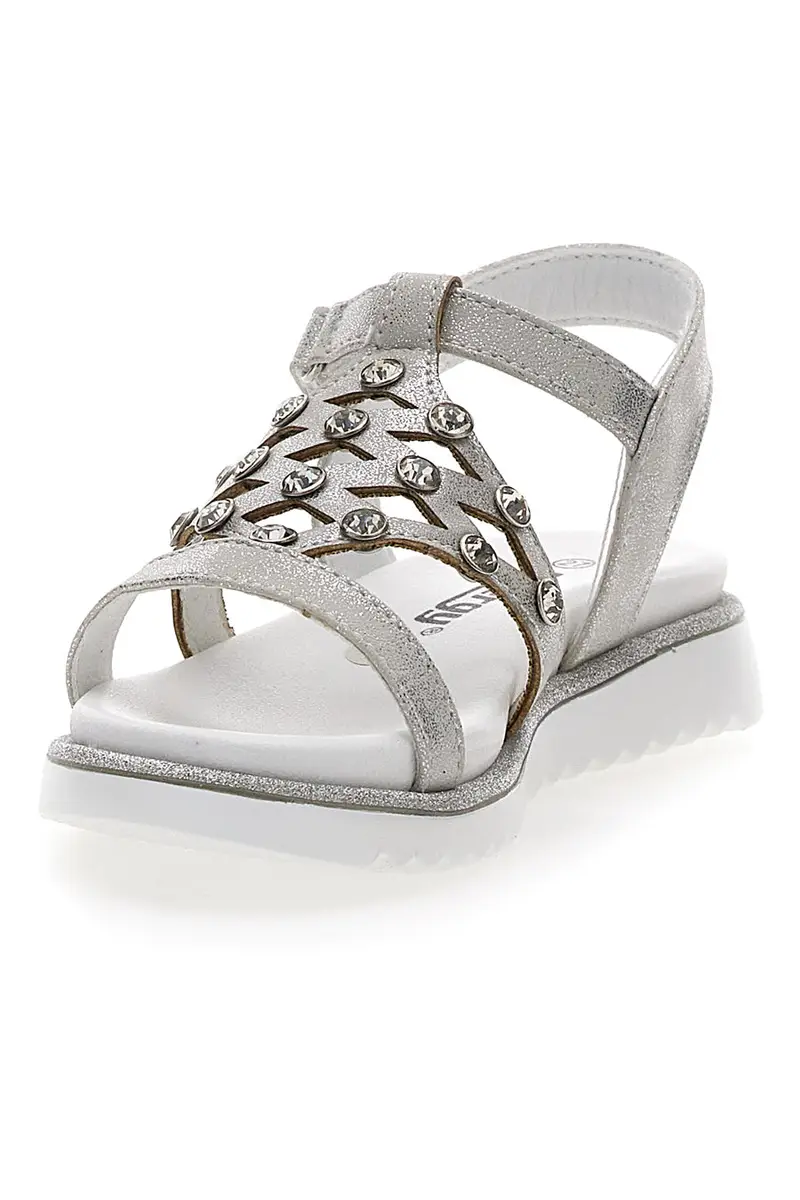 Sandali Argento Con Borchie Energy 535 miniatura 3