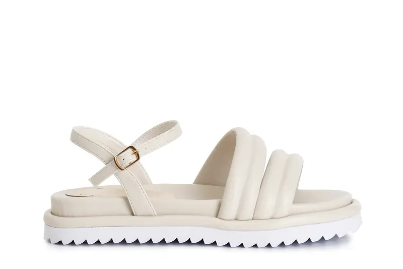 sandali asimmetrici beige 39