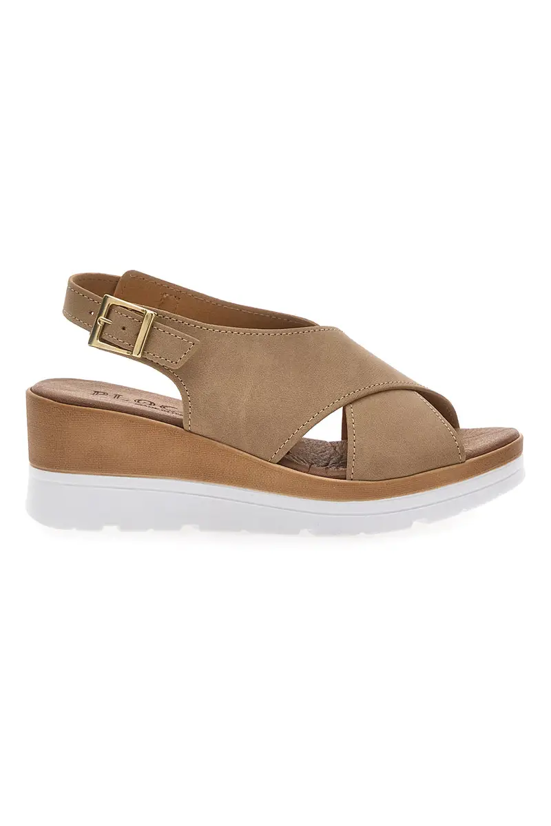 Sandali beige con Platform PLOCADI 1107704