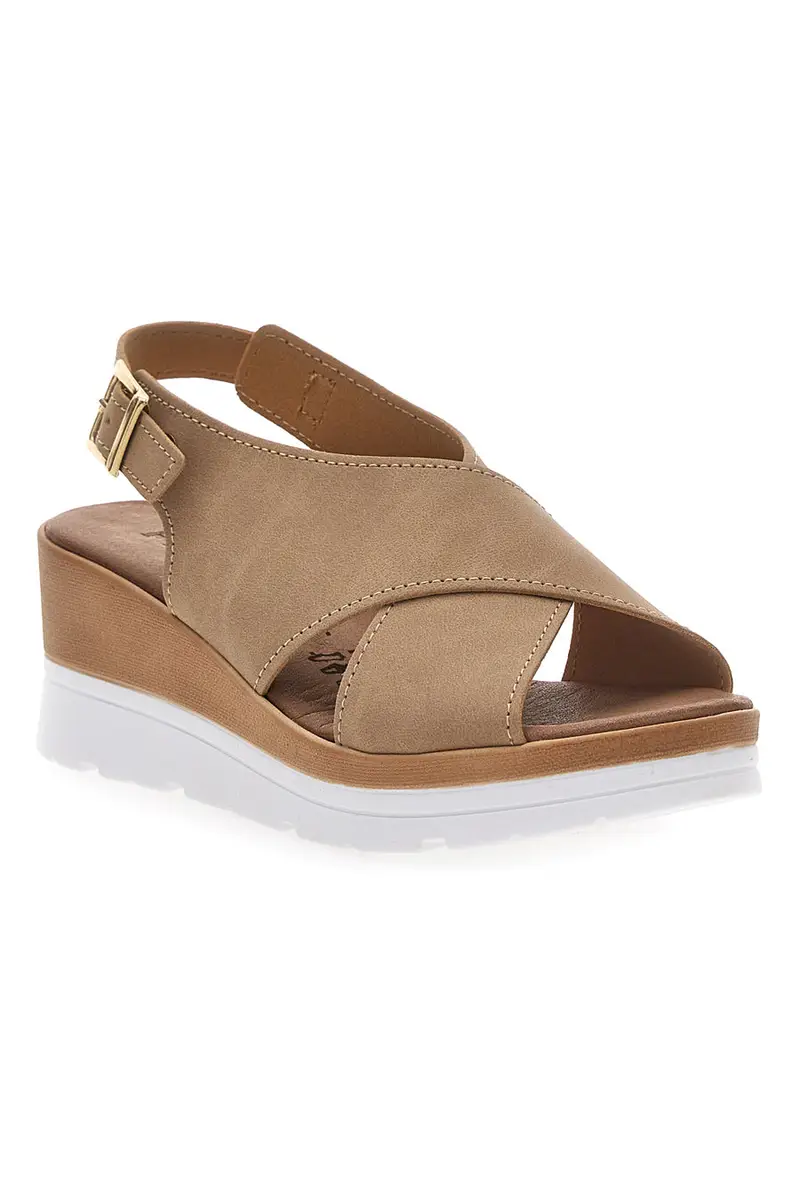 Sandali beige con Platform PLOCADI 1107704 miniatura 2