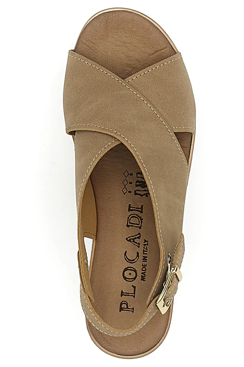 Sandali beige con Platform PLOCADI 1107704 miniatura 3
