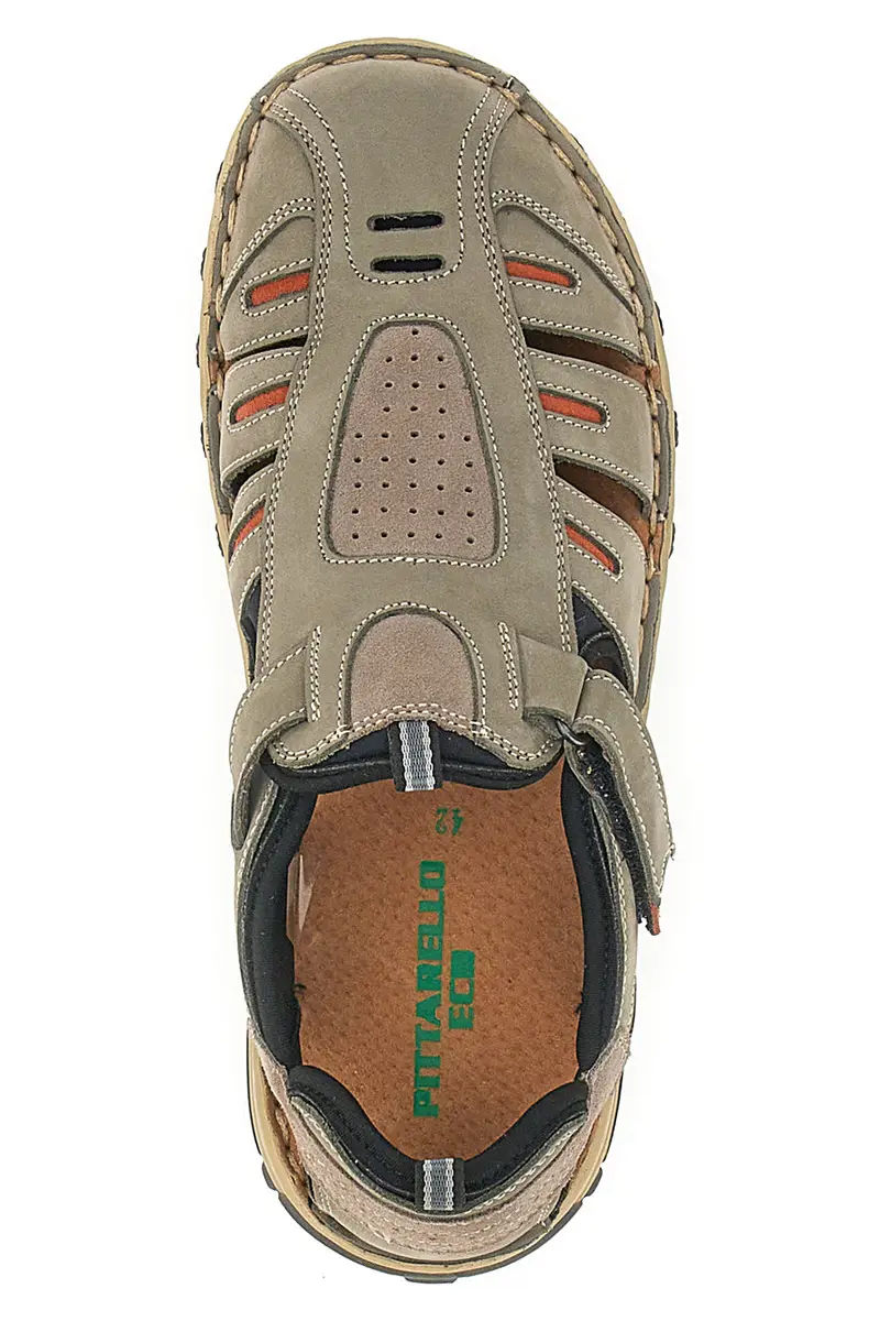 Sandali Beige da Uomo Pittarello Eco 2419043 miniatura 3