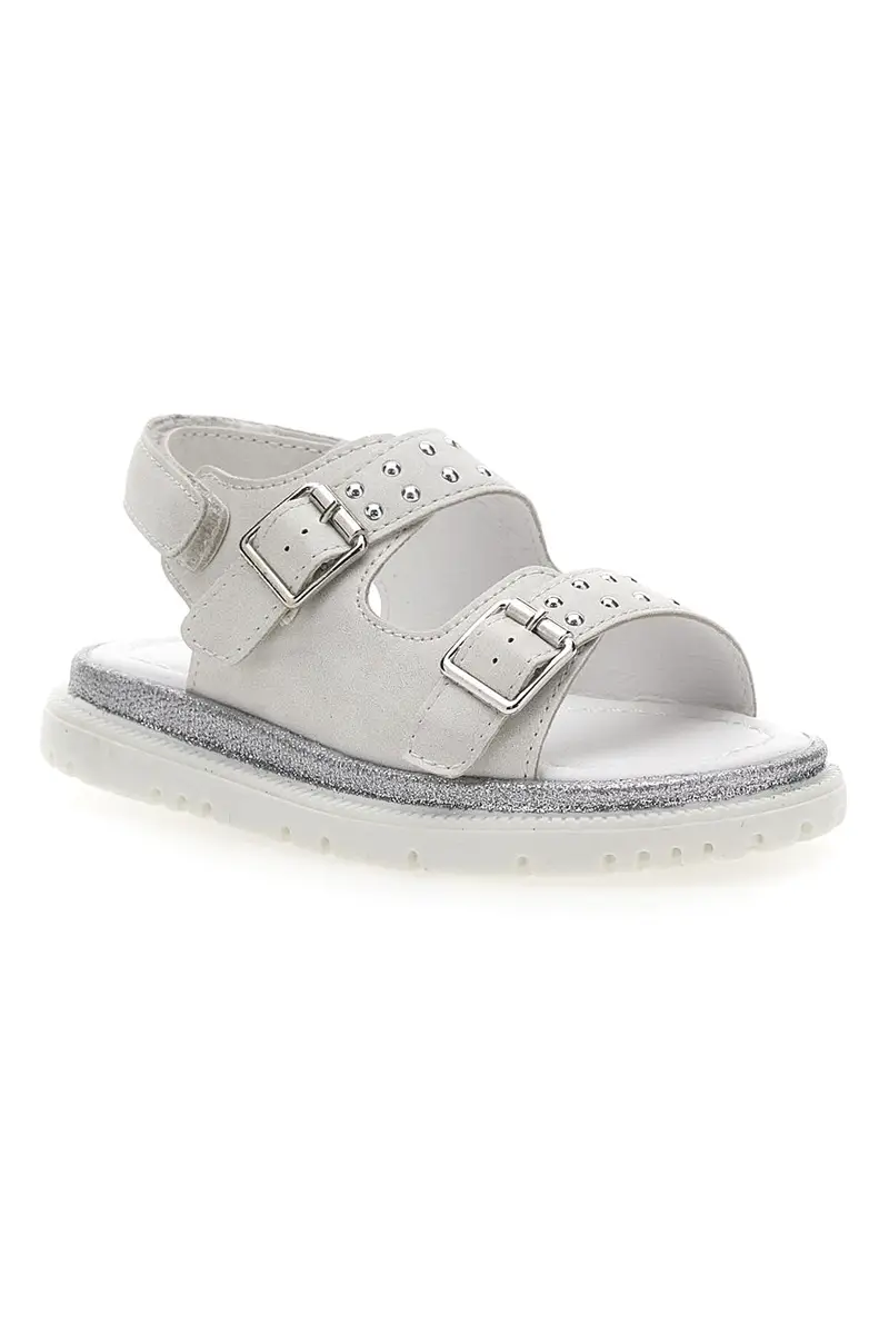 Sandali bianchi con borchie GRAZIE GIRL 229376 miniatura 2