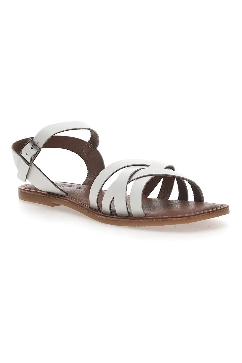 Sandali Bianchi In Vera Pelle Pittarello Sun A99311102 miniatura 2