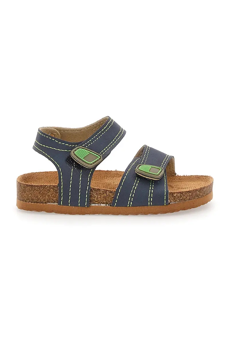 Sandali Blu con chiusura a strappo PITT KIDS 14128