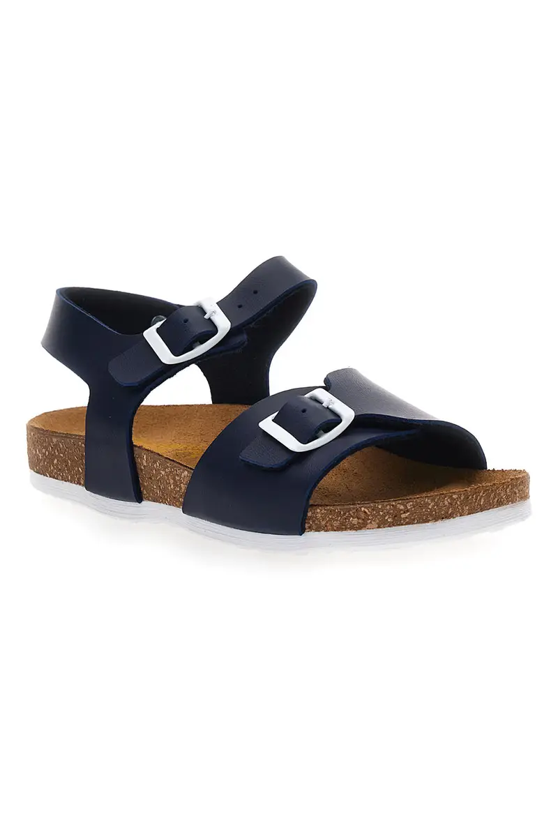 Sandali blu con cinturini Made in Italy Pittarello Bio 257A066SR miniatura 2