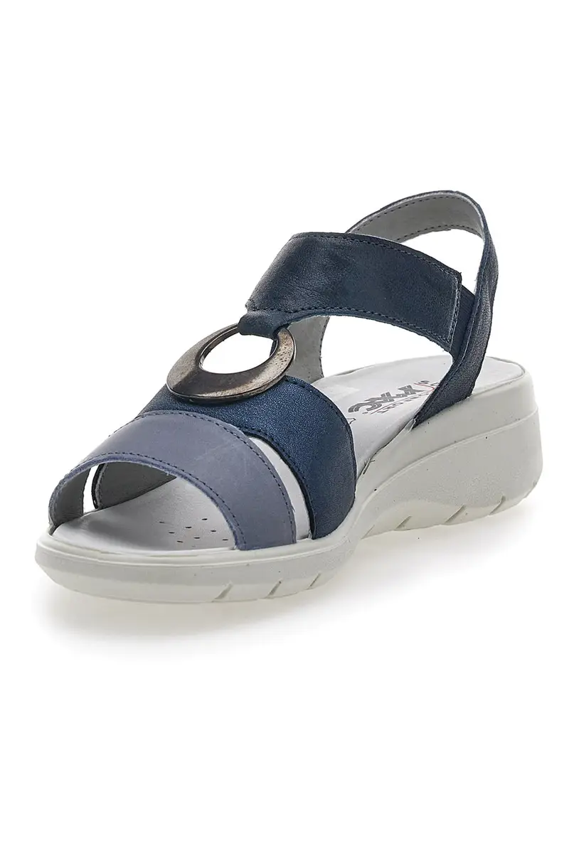 Sandali Blu Con Dettaglio Argento IMac 557380 miniatura 3