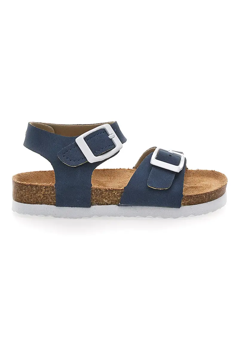 Sandali blu con doppia fibbia PITT KIDS 14466