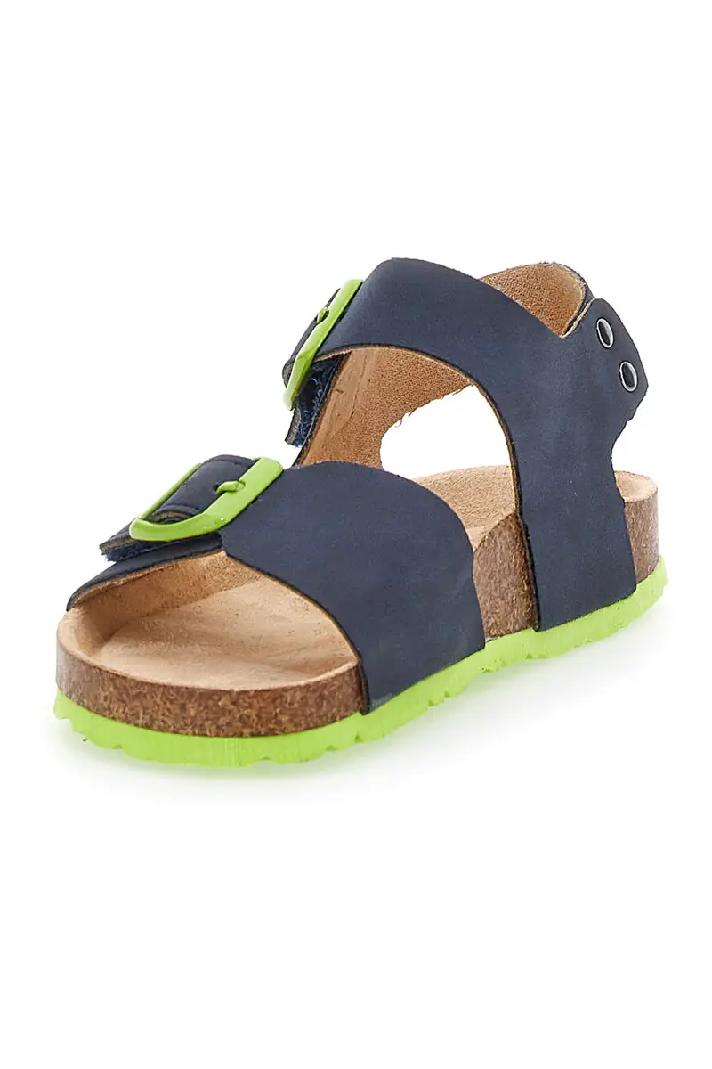 Sandali Blu con Fibbie Asso 16210 miniatura 3