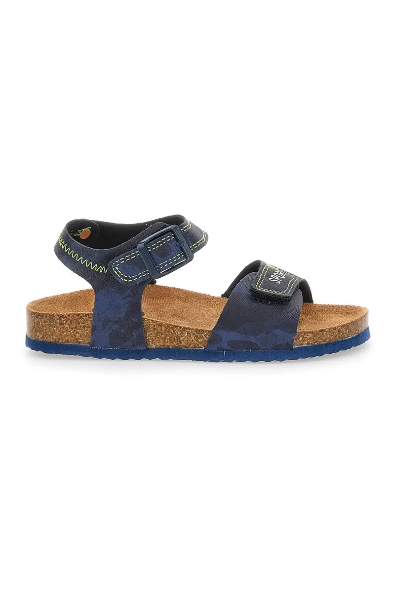 Sandali Blu Con Strappi In Velcro Pitt Kids 14431