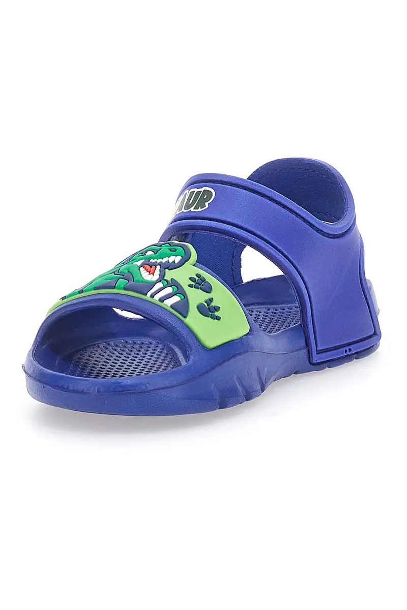 Sandali Blu Con Strappo in Velcro Dinosaur S8020049S miniatura 3