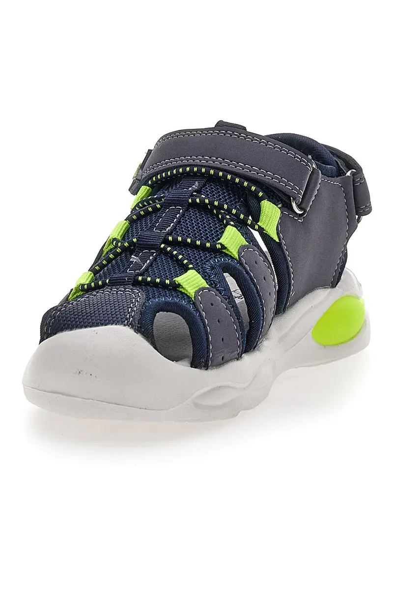 Sandali Blu con Velcro Pitt Kids 2205003 miniatura 3