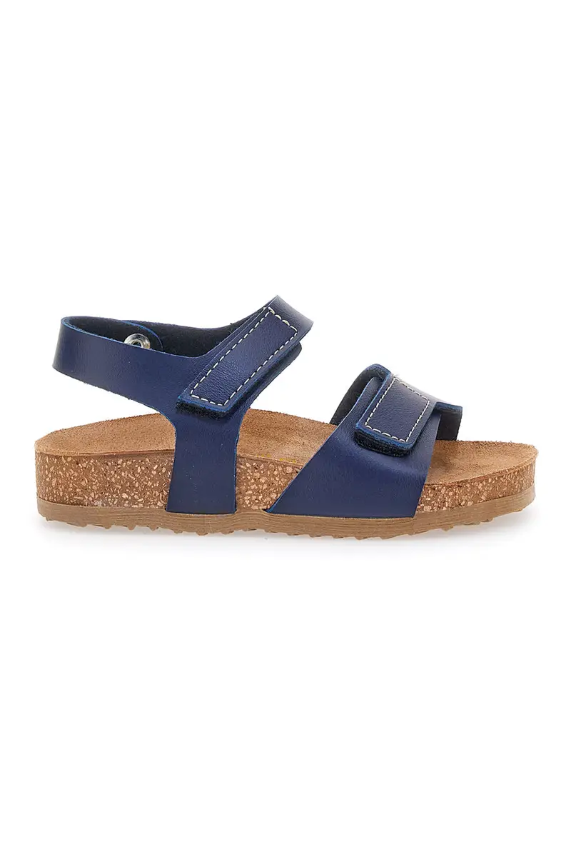 Sandali Blu Con Velcro Pittarello Bio 257081