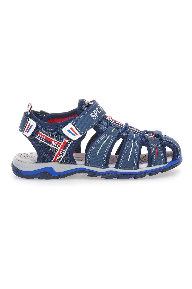 Sandali blu fisherman con Velcro Pitt Kids 14116