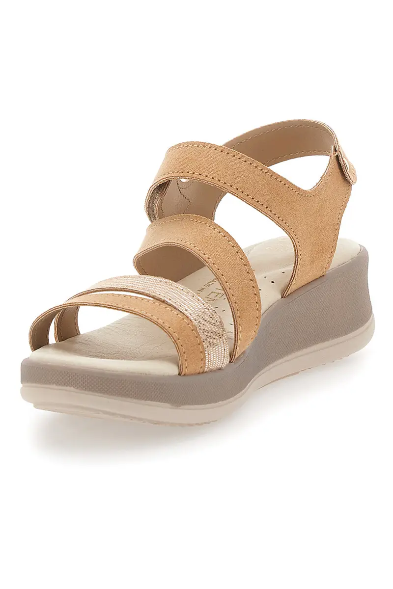 Sandali Comfort Cammello Mio Tempo 543081 miniatura 3