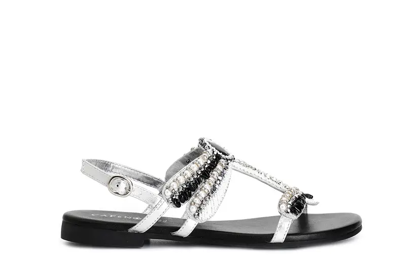 sandali con applicazioni libellula multi nero 40