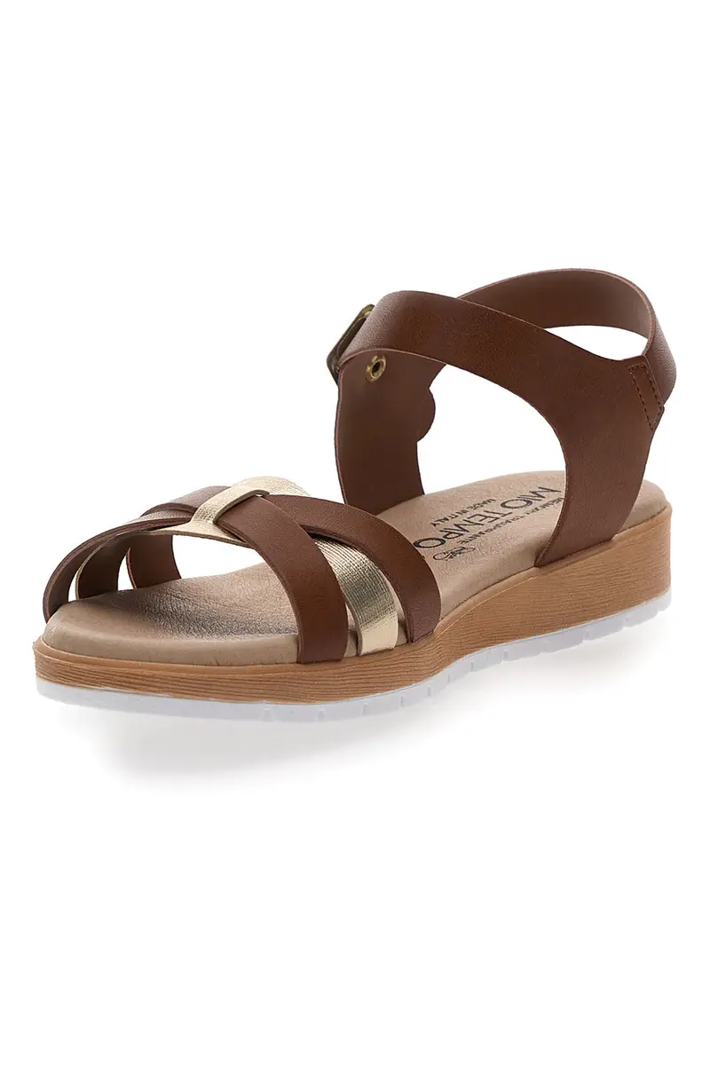 MIO TEMPO Sandali con cinturino Platino 1944458 miniatura 3