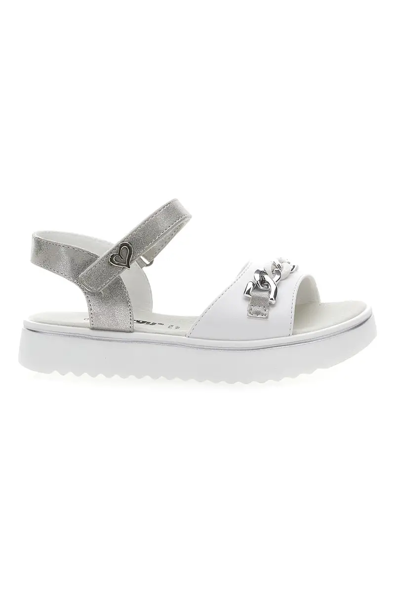 Sandali con dettaglio e cuore bianchi ENERGY E532