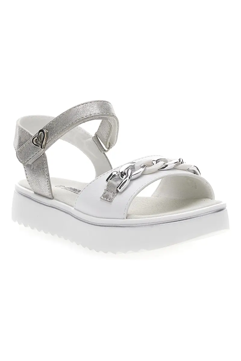 Sandali con dettaglio e cuore bianchi ENERGY E532 miniatura 2