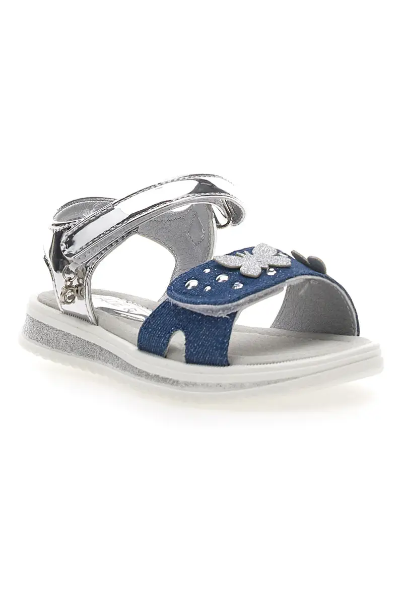 Sandali con farfalle e charms blu Grazie girl 218349 miniatura 2