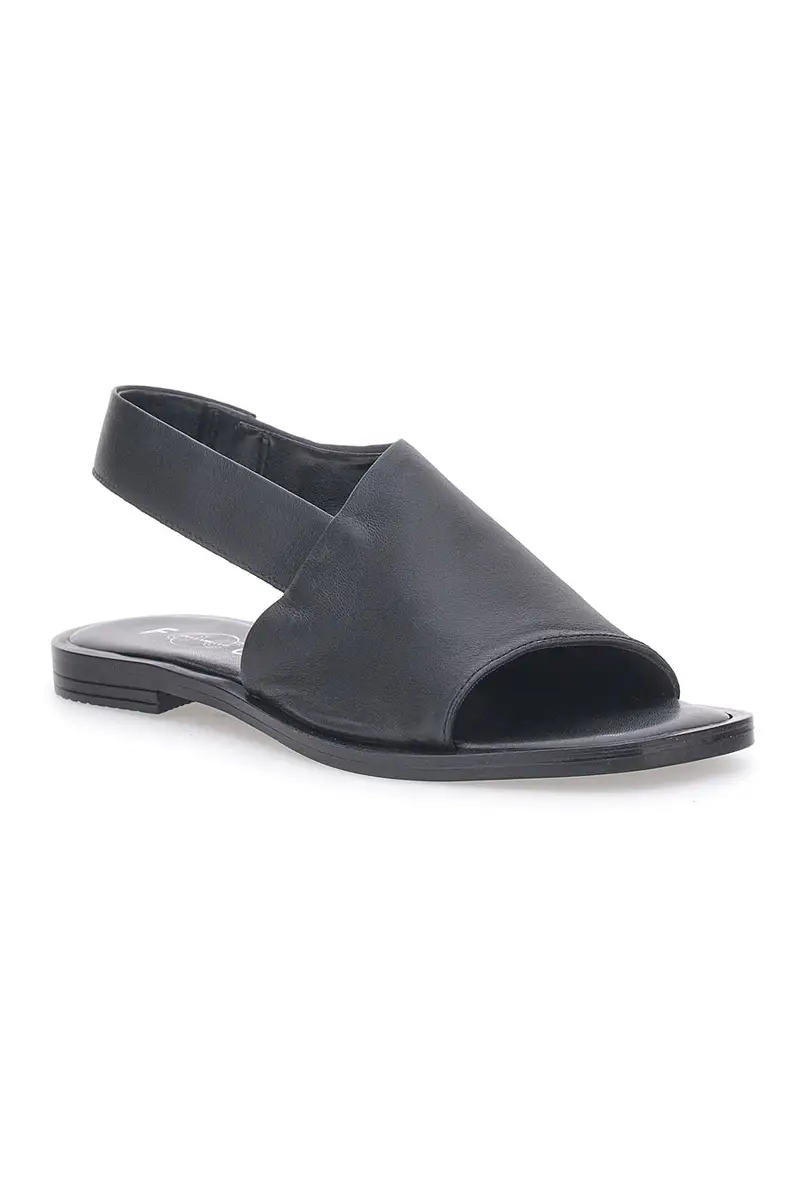 Sandali con Fascia in Pelle Nera e Elastico Posteriore PITTARELLO FOCUS 184987 miniatura 2