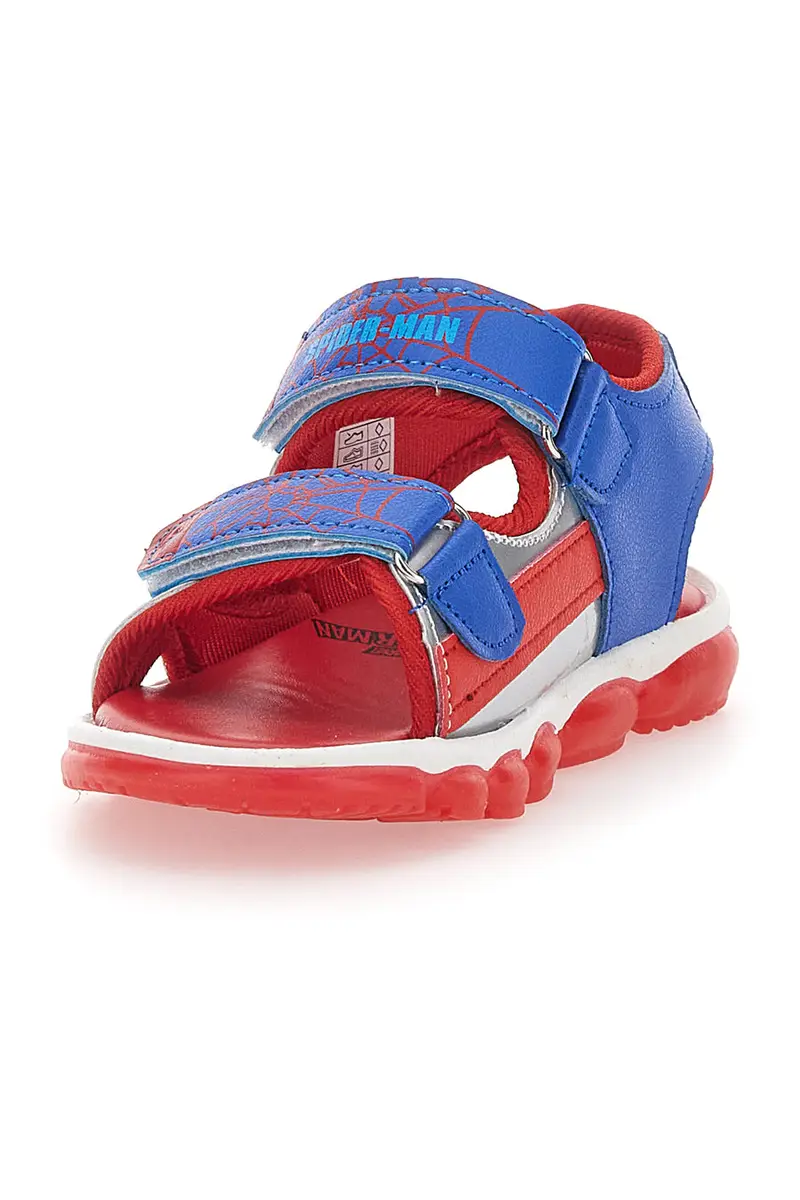 Sandali con Luci Rossi e Blu Spiderman 11302 miniatura 3