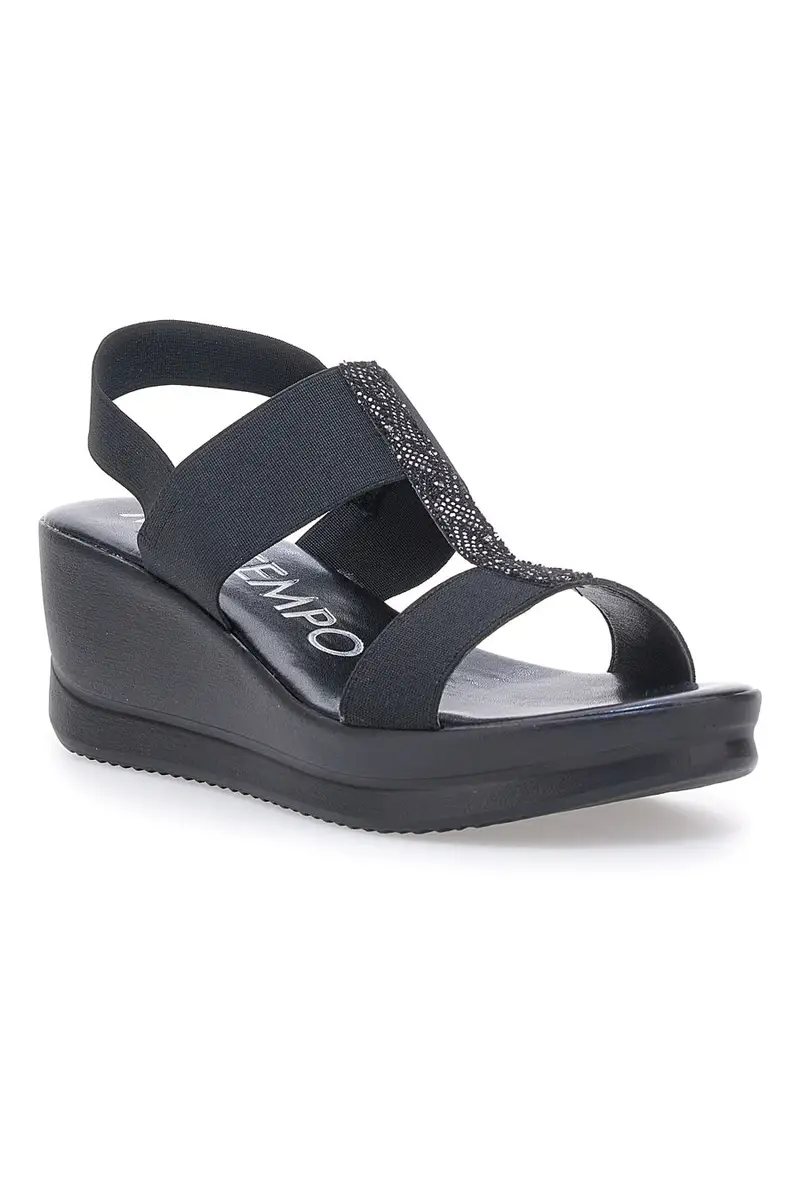 Sandali con Platform Neri da Donna Mio tempo 2210 miniatura 2