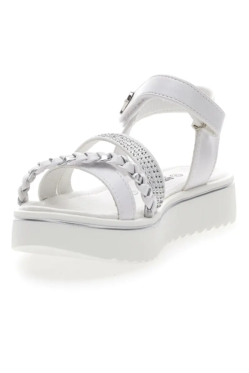 Sandali con Strass Bianchi Energy 532 miniatura 3