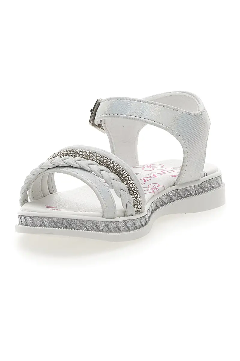 Sandali con Strass Bianchi Grazie Girl 14327 miniatura 3