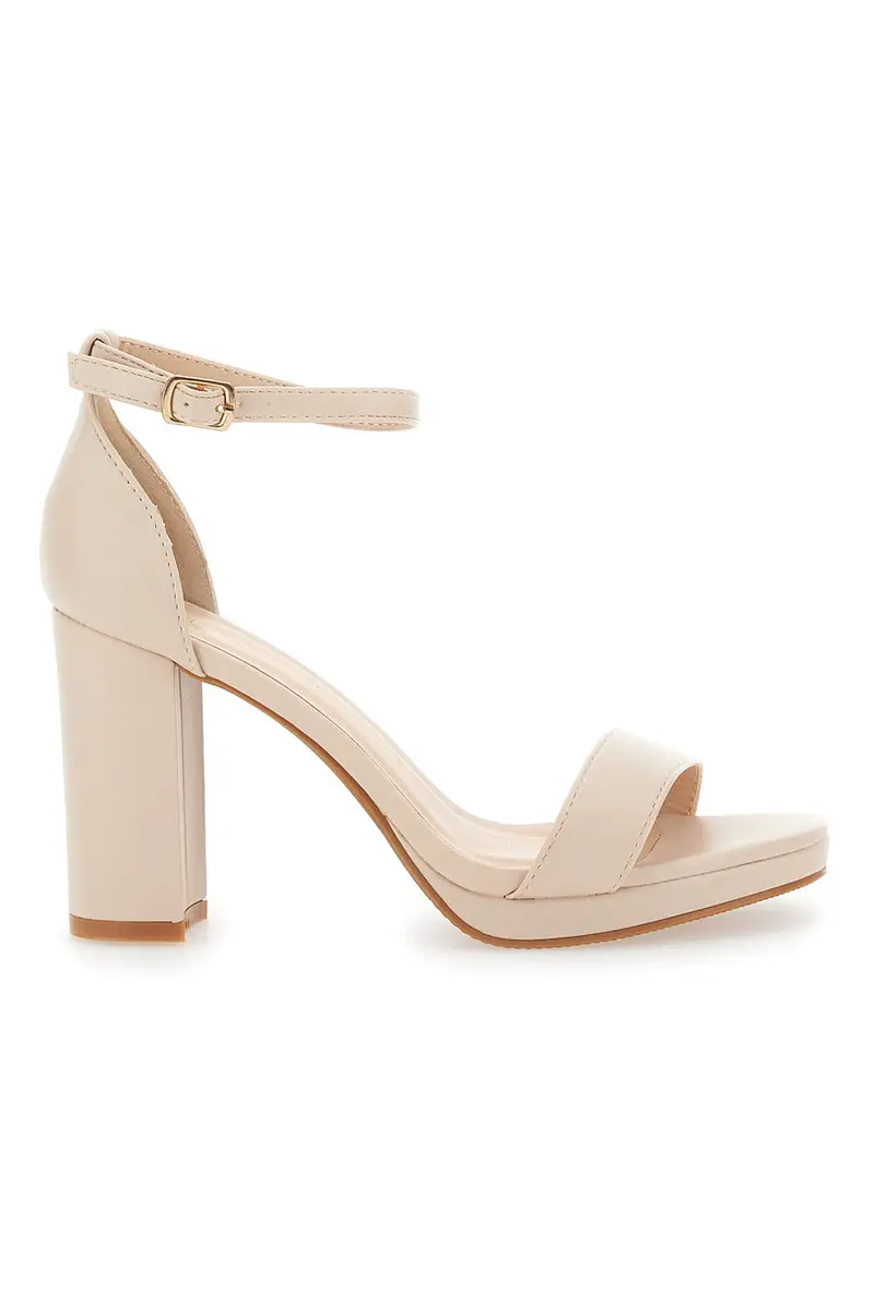 LE HAVRE PARIS Sandali con tacco Beige 1954113