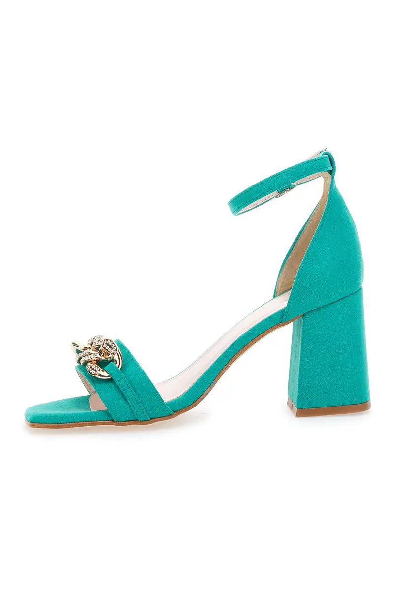 PITTARELLO GLAM Sandali con tacco Verde 2074714 miniatura 3