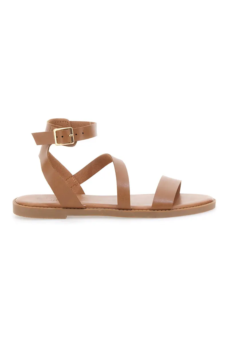 Sandali cuoio con cinturino alla caviglia MON DIEU PREA440