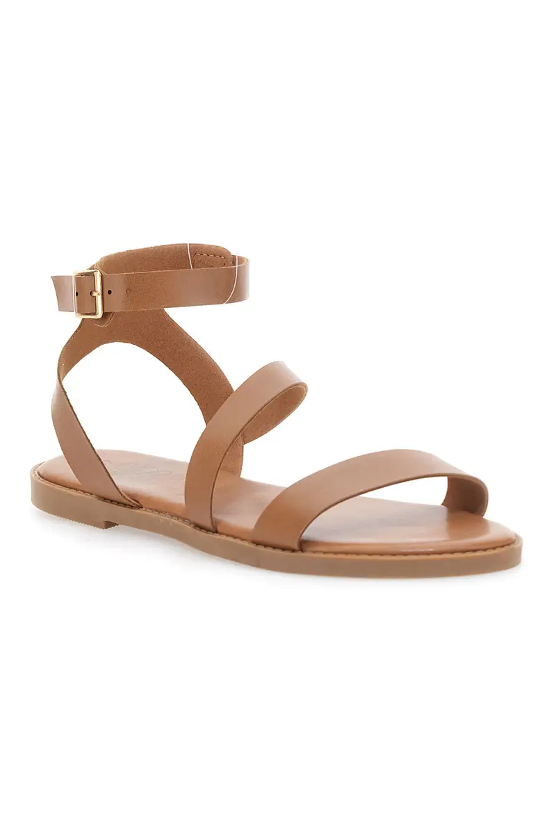 Sandali cuoio con cinturino alla caviglia MON DIEU PREA440 miniatura 2