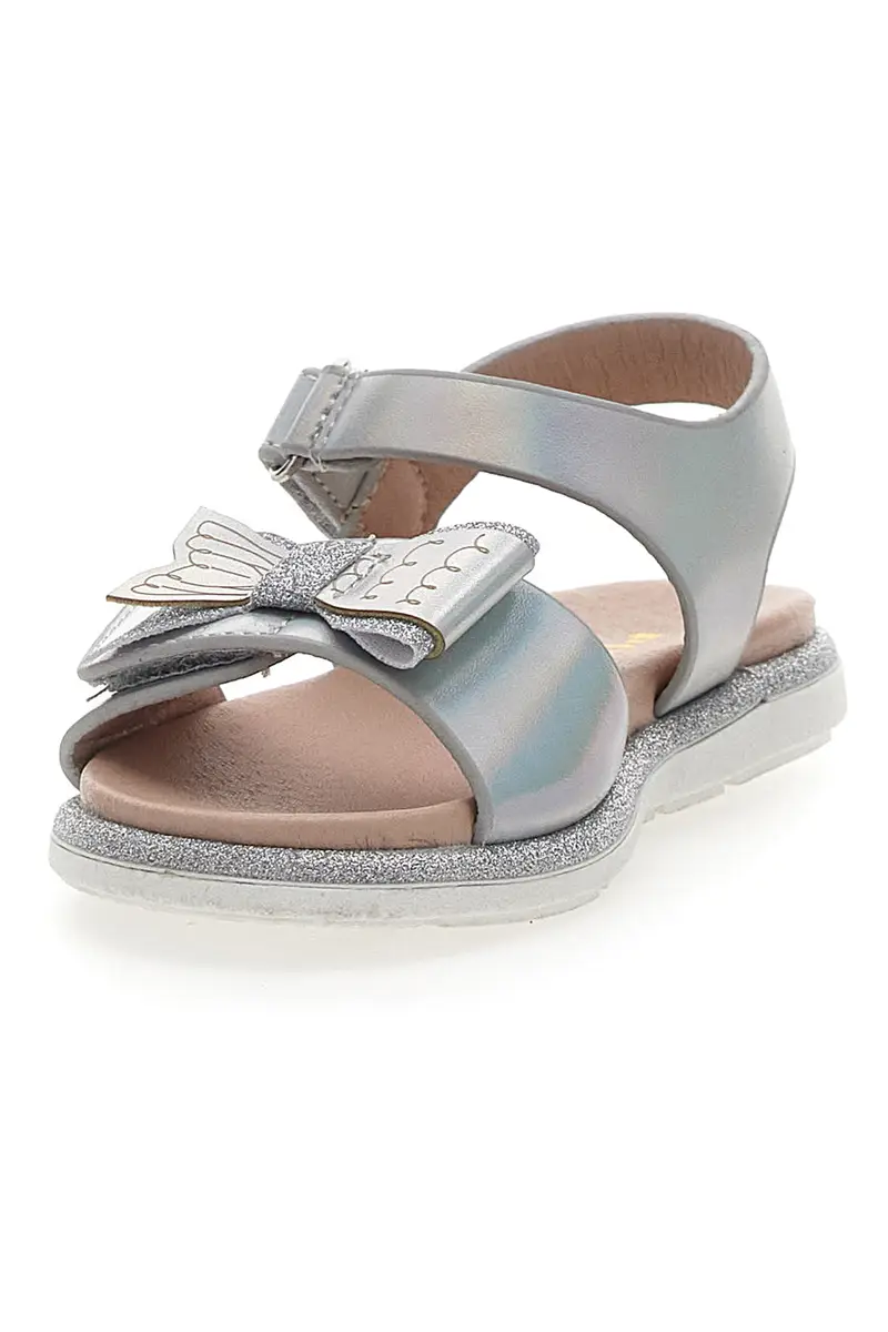 Sandali Eleganti Argento con Fiocco Pitt Kids 392412 miniatura 3