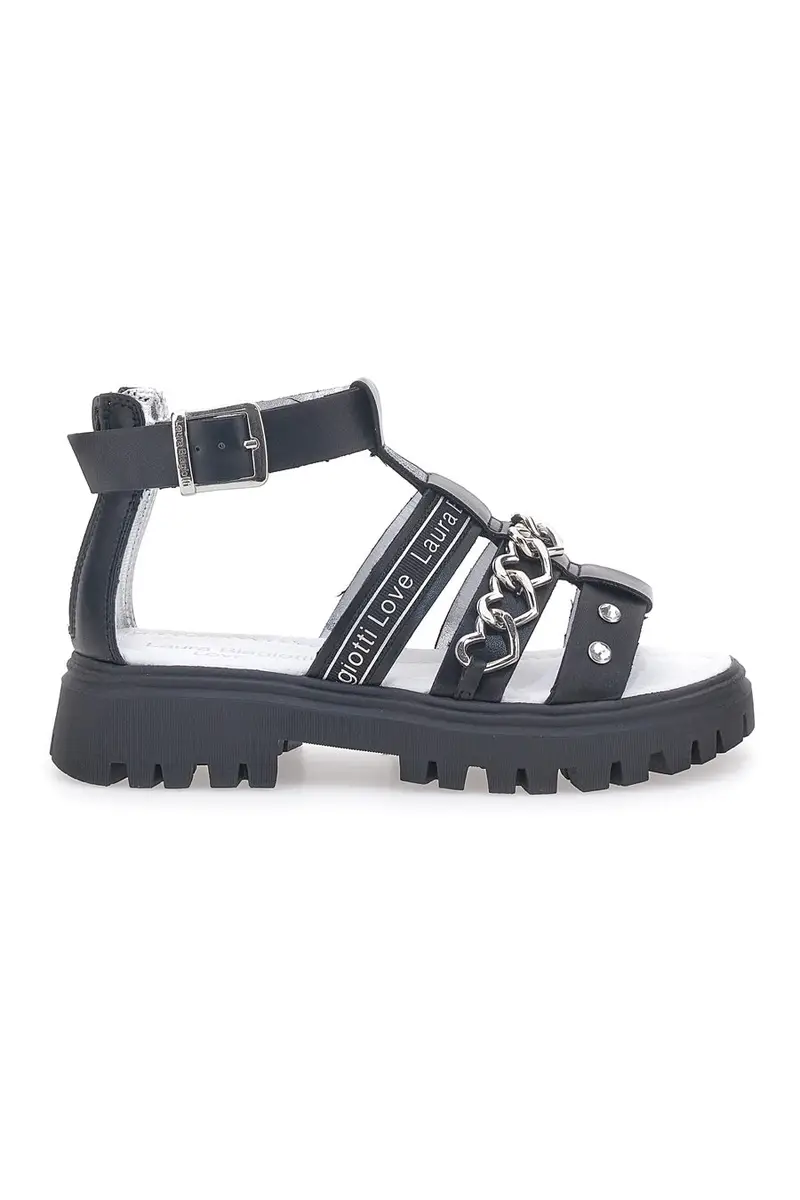 Sandali Fisherman Neri Laura Biagiotti 9024