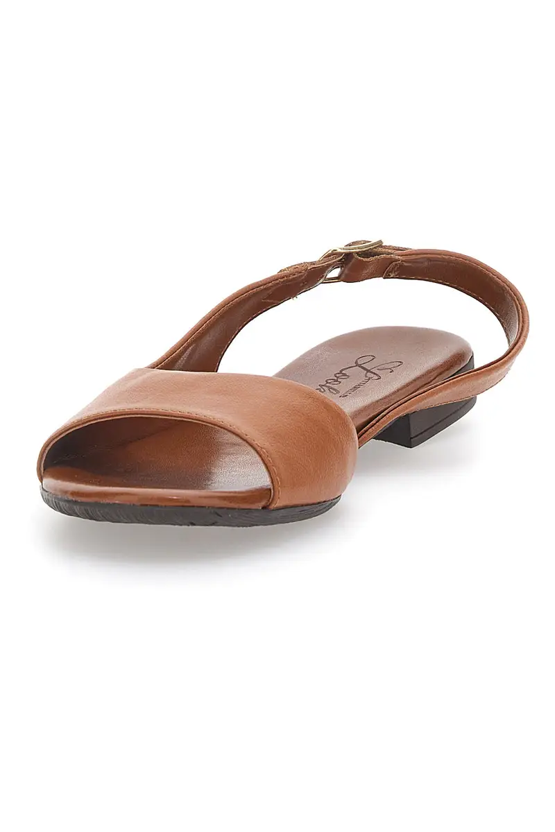 Sandali Flat Brandy In Vera Pelle Pittarello Look 225110 miniatura 3