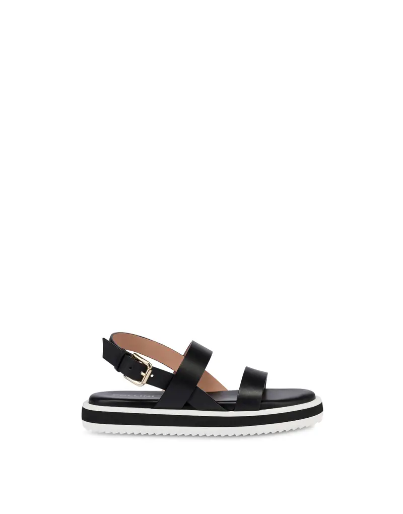 Sandali flat West Side BLACK, 39, Pollini
