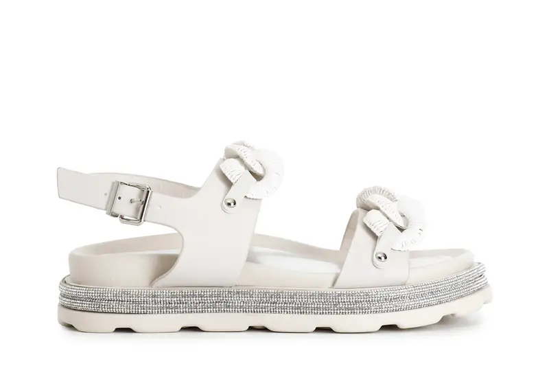 sandali frate con doppia catena osso 40