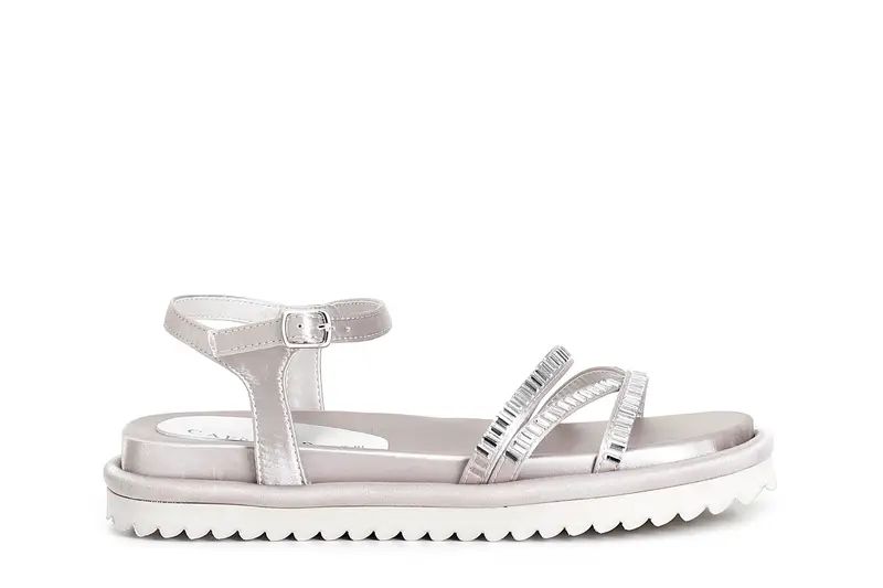 sandali frate con strass champagne 36