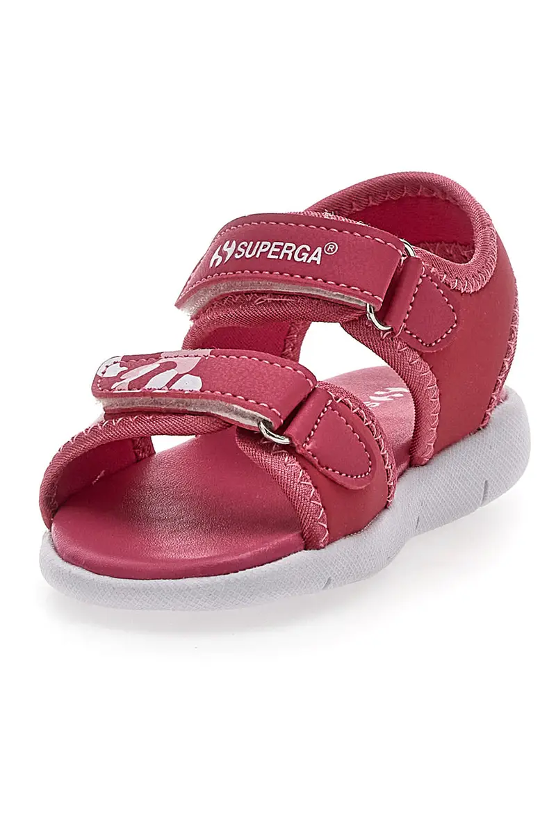 Sandali Fucsia da Bimba con Velcro Superga 63820 miniatura 3
